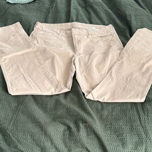 Old Navy Women's Tan Straight Leg Jeans